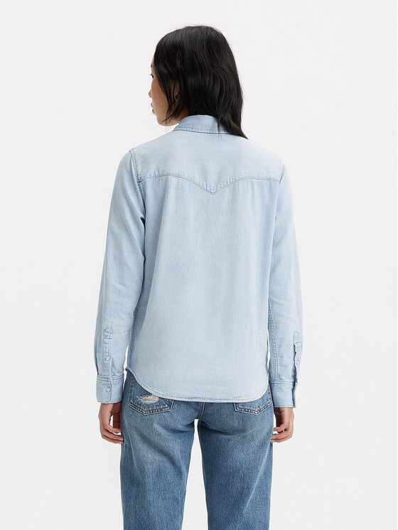 Levi's® Levi's® džínsová košeľa Essential Western 16786-0024 Modrá Regular Fit