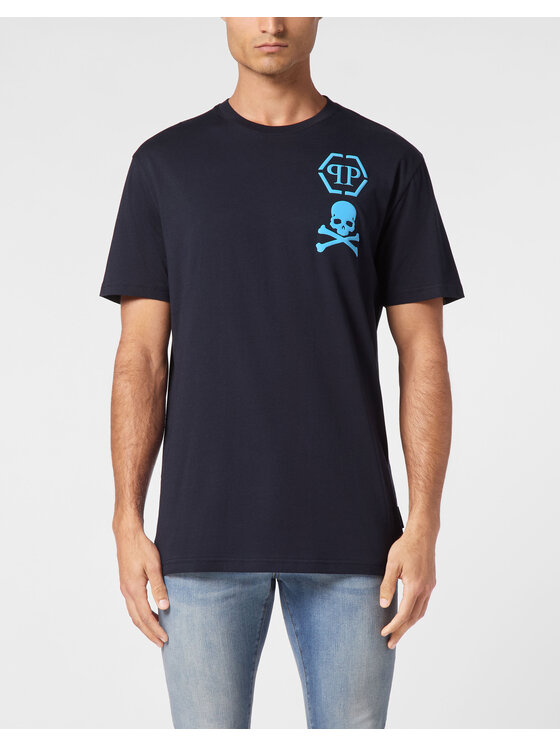 PHILIPP PLEIN PHILIPP PLEIN T-Shirt 9411 Světle modrá Regular Fit