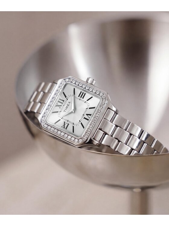 Timex Timex Hodinky TW2Y90300 Stříbrná