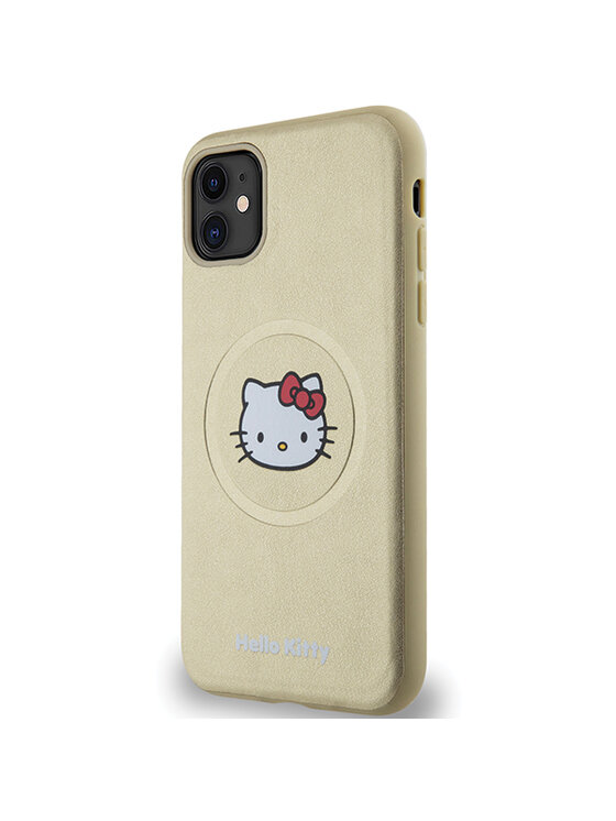 Hello Kitty Hello Kitty Etui na telefon iPhone 11 / Xr Złoty