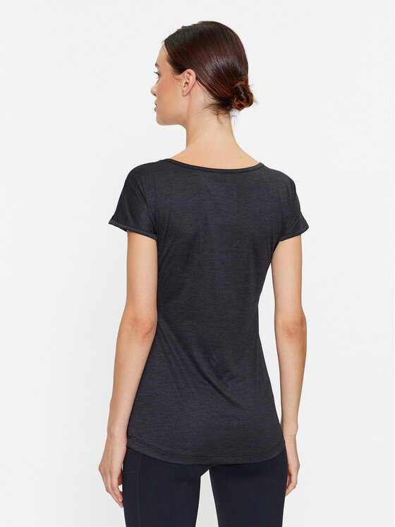 Salewa Salewa Koszulka techniczna Puez Melange Dry W 26538 Czarny Regular Fit