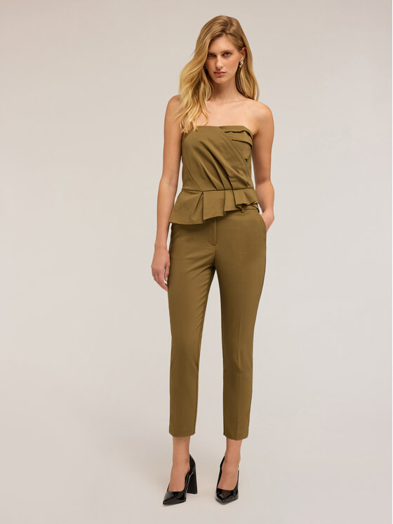 Motivi Motivi Top D760Q000488N035 Verde Regular Fit