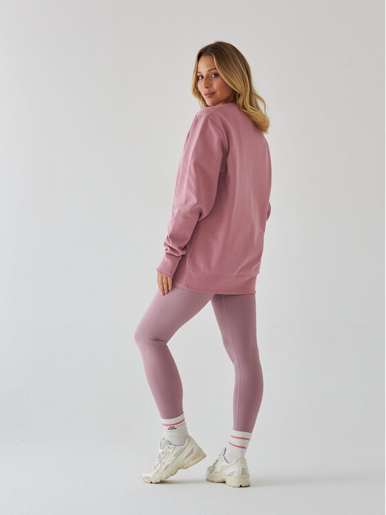 BeShaped BeShaped Bluza Pilates Princess Różowy Oversize