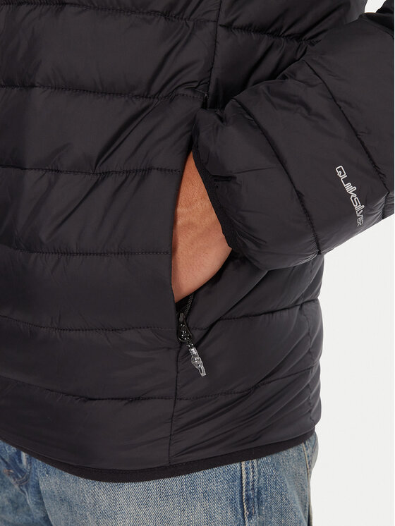Quiksilver Quiksilver Преходно яке Scaly Hood EQYJK04189 Черен Regular Fit