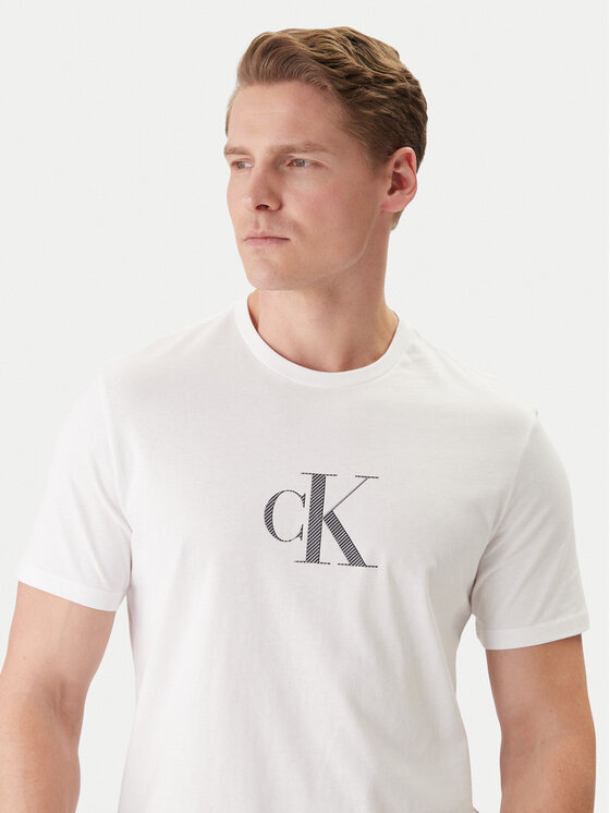 Calvin Klein Calvin Klein Póló LV04RF853G Fehér Regular Fit