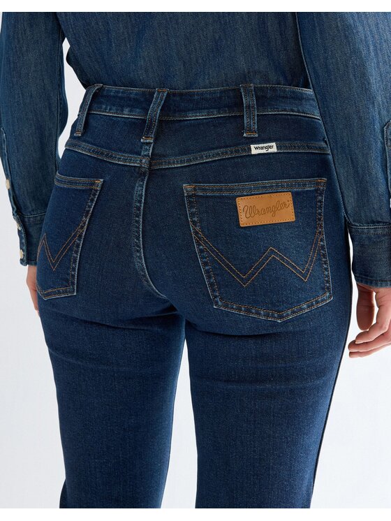 Wrangler Wrangler Jeansy STRAIGHT Niebieski Straight Leg