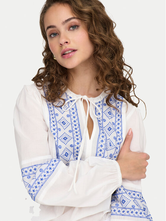 JDY JDY Μπλουζάκι Lulu 15345478 Λευκό Regular Fit