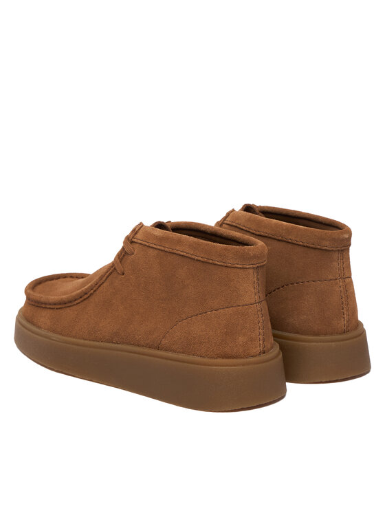 Clarks Clarks Šnurovacia obuv Torview Hi 26184609 Hnedá
