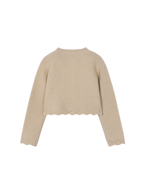 Mayoral Mayoral Ζακέτα 4312 Μπεζ Regular Fit