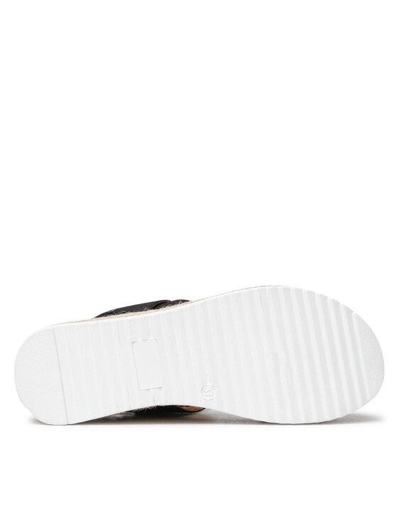 DeeZee DeeZee Espadryle WS17059-09 Czarny