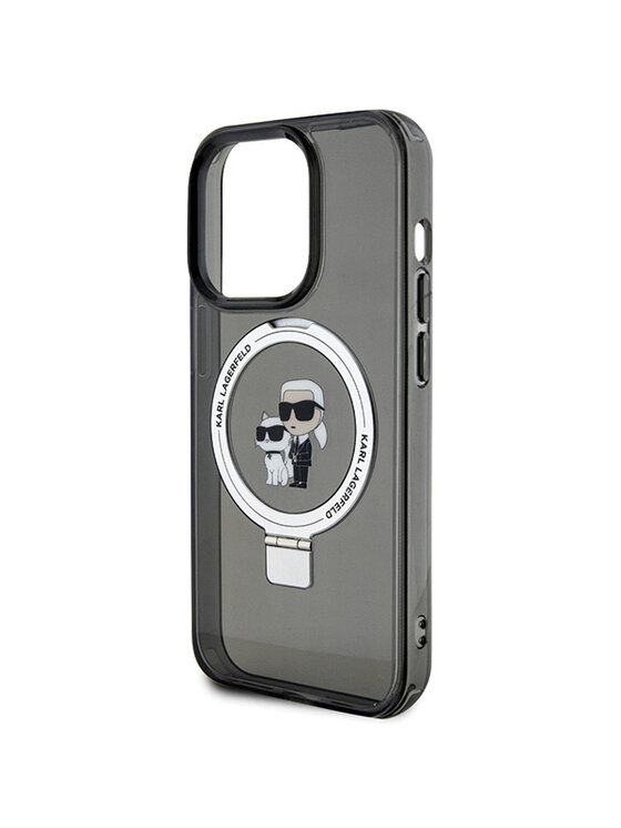 KARL LAGERFELD KARL LAGERFELD Etui na telefon iPhone 15 Pro Czarny