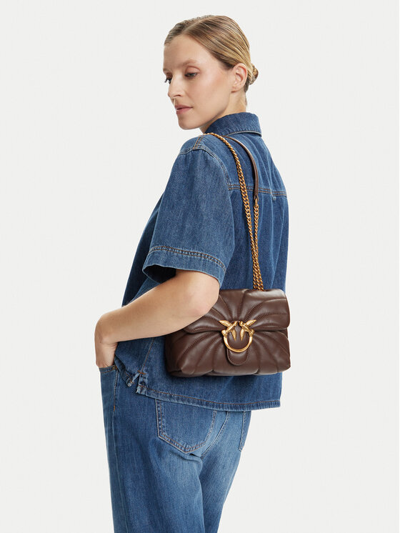 PINKO PINKO Torebka Love Puff Mini Cl AI 24-25 PLTT 100039 A1EX Brązowy