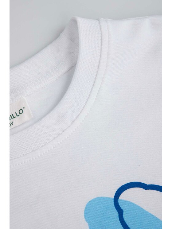 Coccodrillo Coccodrillo T-Shirt WC6143218LGD-001 Biały Regular Fit
