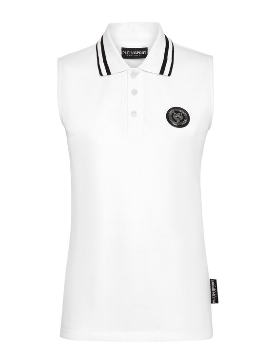 Plein Sport Plein Sport Polo 2417 Biały Regular Fit