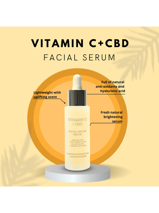 London Botanical Laboratories London Botanical Laboratories ErthSkin London z Witaminą C i CBD Rozświetlające Serum