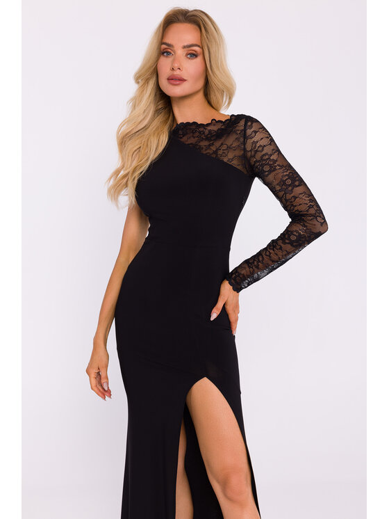 Made of Emotion Made of Emotion Abito da sera M839 Nero Sexy Straight Fit