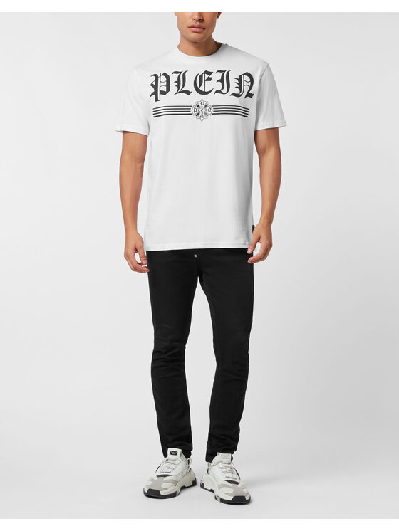 PHILIPP PLEIN PHILIPP PLEIN T-shirt 26237 Bianco Regular Fit