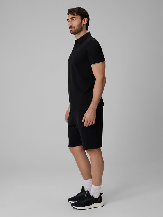 4F 4F Szorty sportowe PLAYER Czarny Regular Fit
