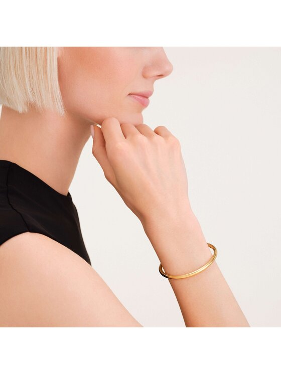 Rosefield Rosefield Bransoletka Bangle Collection Złoty