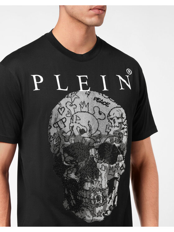 PHILIPP PLEIN PHILIPP PLEIN T-Shirt 12855 Czarny Regular Fit