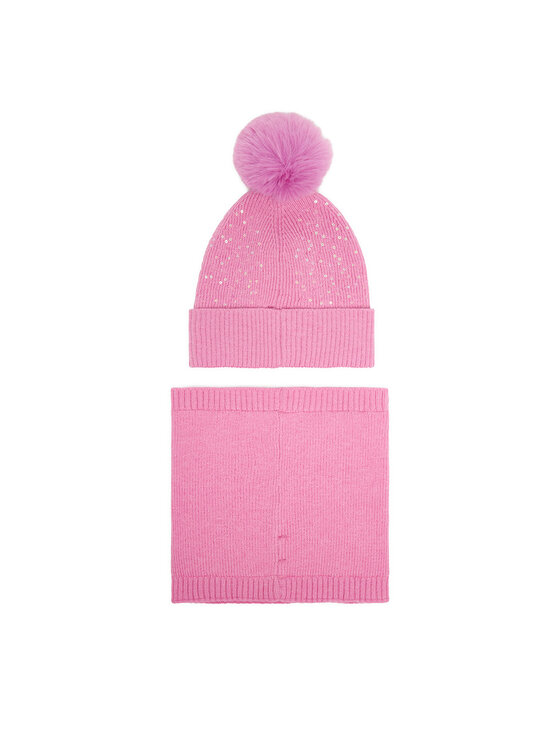 Roxy Roxy Комплект шапка и шал тип комин CEO-ROXY_ACCCS_08_AW2025 Розов