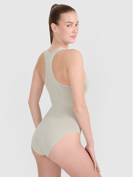 4F 4F Body TRAINING SEAMLESS Beżowy Slim Fit