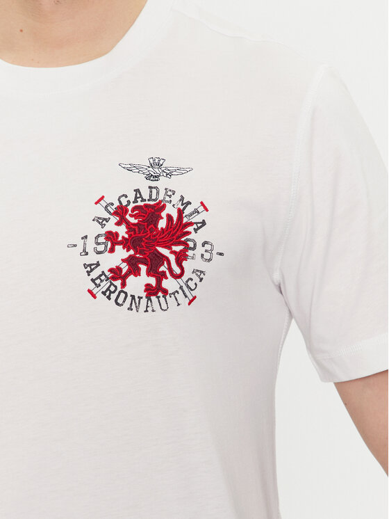 Aeronautica Militare Aeronautica Militare T-Shirt 241TS2201J629 Biały Regular Fit