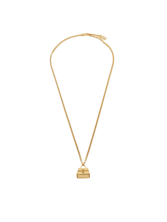 Colier Marc Jacobs The St. Marc Cuban-Link Chain Necklace 2F3JNC001J37 Auriu