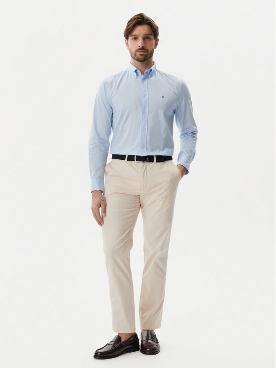 Tommy Hilfiger Tommy Hilfiger Košeľa Core Flex MW0MW39988 Modrá Regular Fit