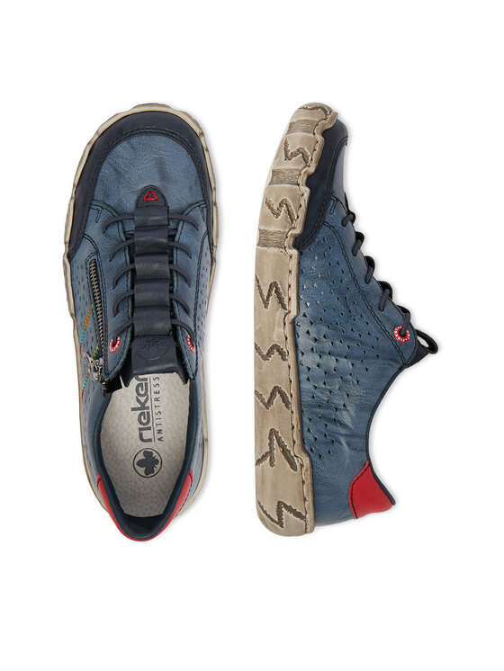 Rieker Rieker Halbschuhe L0357-12 Blau