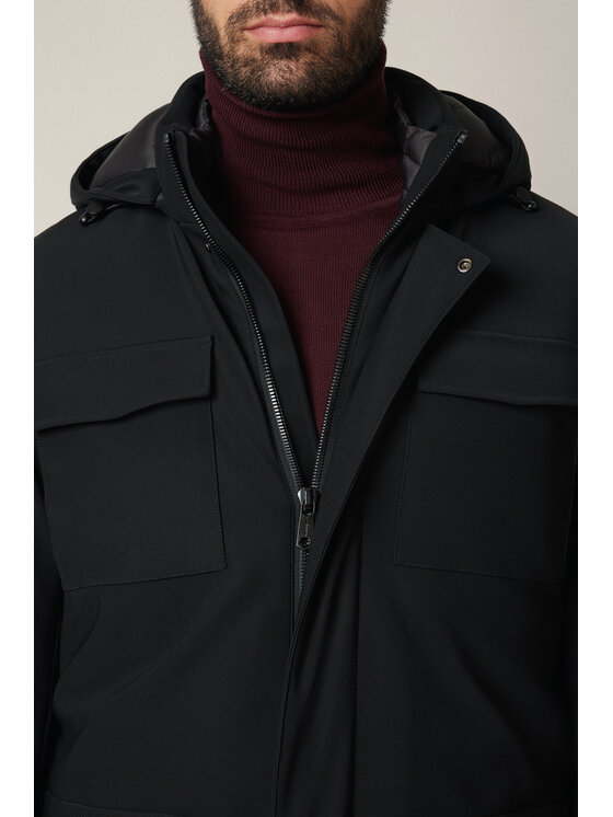 Lancerto Lancerto Kurtka przejściowa Kurtka Czarna Horgen KU073225000009 Czarny Regular Fit