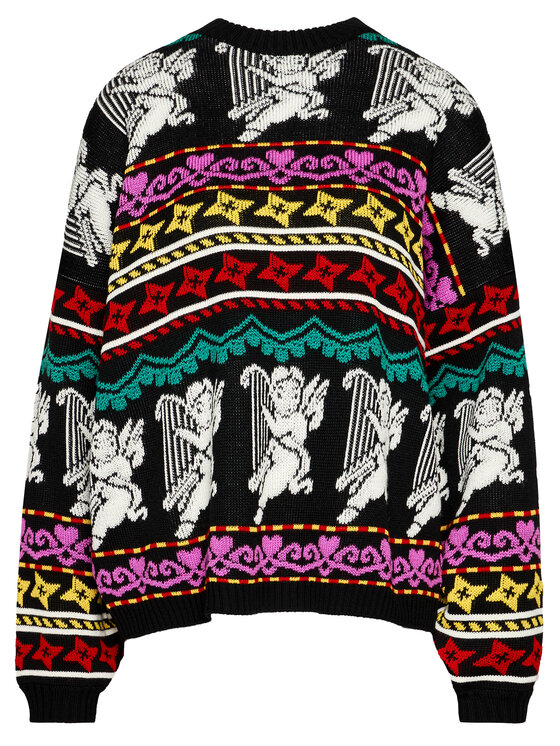 MSGM MSGM Sweter 2941MDM140 207764 Czarny Relaxed Fit