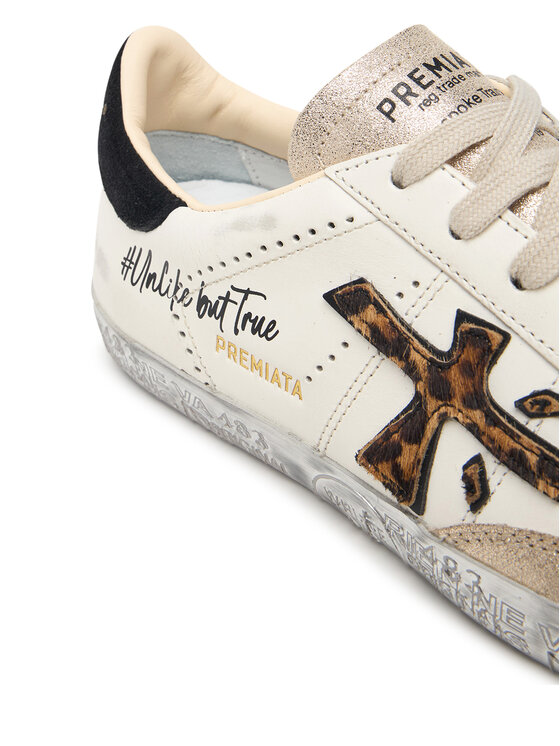 Premiata Premiata Sneakersy Stevend Var 7605 Biela
