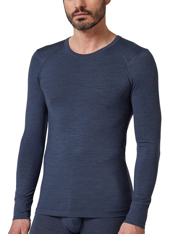 Huber Huber Tričko 112003 Tmavomodrá Slim Fit