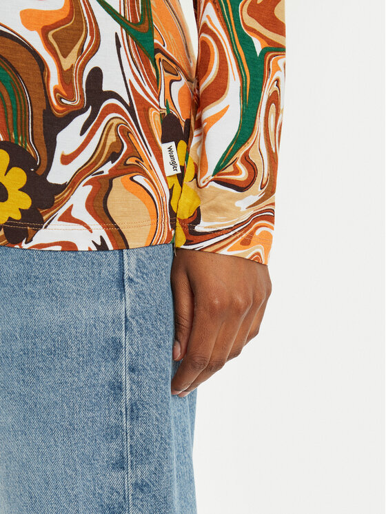 Wrangler Wrangler Bluzka 112358244 Kolorowy Slim Fit