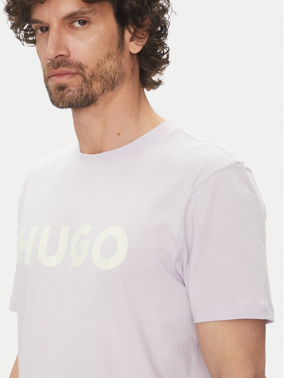HUGO HUGO T-shirt Dulivio 50467556 Ljubičasta Regular Fit