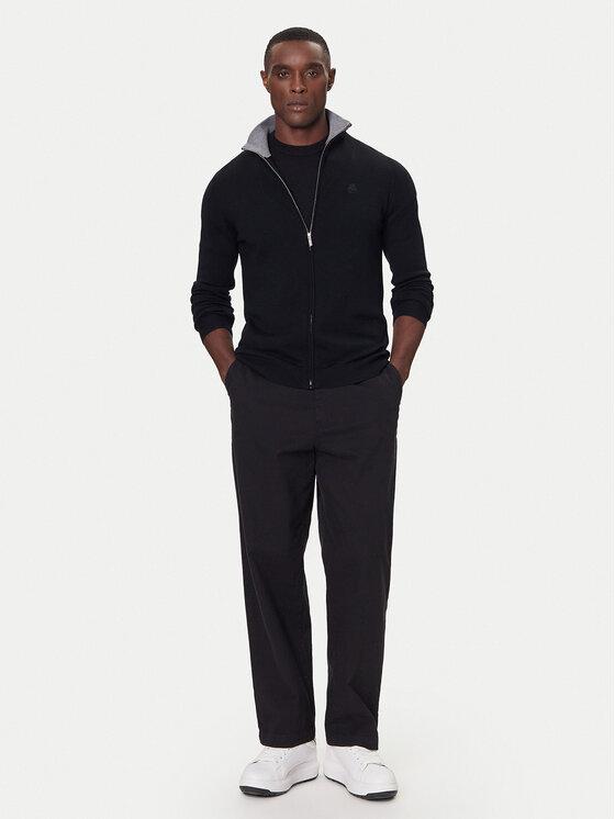KARL LAGERFELD KARL LAGERFELD Kardigán 655004 554399 Čierna Slim Fit