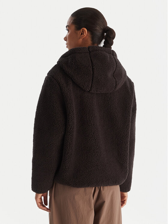 Hunter Hunter Fleecejacke Bonelle HARW0053242 Schwarz Relaxed Fit