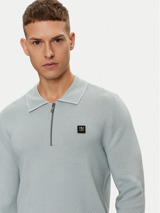 HUGO HUGO Светр Sastoon 50516640 Сірий Slim Fit