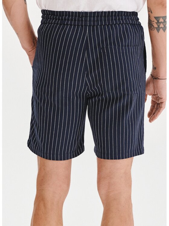 Pako Lorente Pako Lorente Szorty materiałowe P25SF-WS-001 Granatowy Classic Fit
