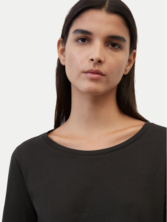 Marc O'Polo Marc O'Polo Bluzka B01 2072 52235 Czarny Regular Fit