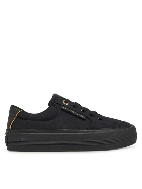 Tommy Hilfiger Tommy Hilfiger Sneakers Essential Vulc Textile Sneaker FW0FW08323 Negru