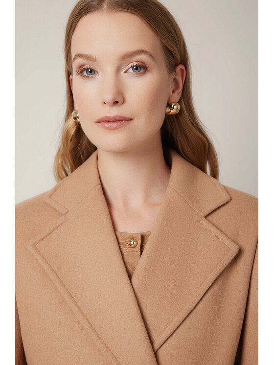 Lancerto Lancerto Płaszcz Lunaris PC073225000004 Beżowy Regular Fit