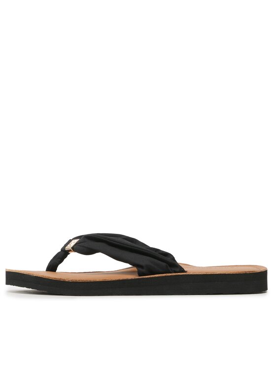 Tommy Hilfiger Tommy Hilfiger Žabky Th Elevated Beach Sandal FW0FW06985 Černá