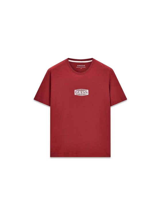 Guess Jeans Guess Jeans T-Shirt 184114 Czerwony Classic Fit