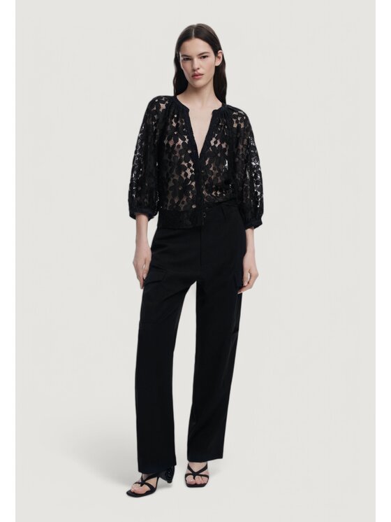 Desigual Desigual Blusa BLUS_MUSAS Nero Casual Fit