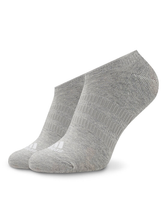 adidas adidas Șosete joase Thin and Light No-Show Socks 3 Pairs IC1328 Gri