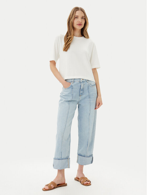 Vero Moda Vero Moda Pulover Silje 10320460 Alb Oversize