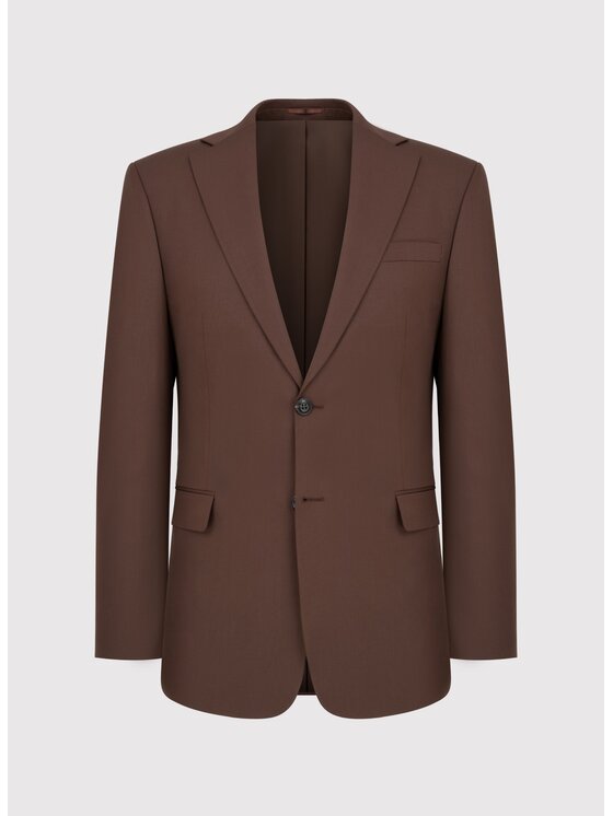 Pako Lorente Pako Lorente Marynarka P25SF-3G-022 Brązowy Slim Fit