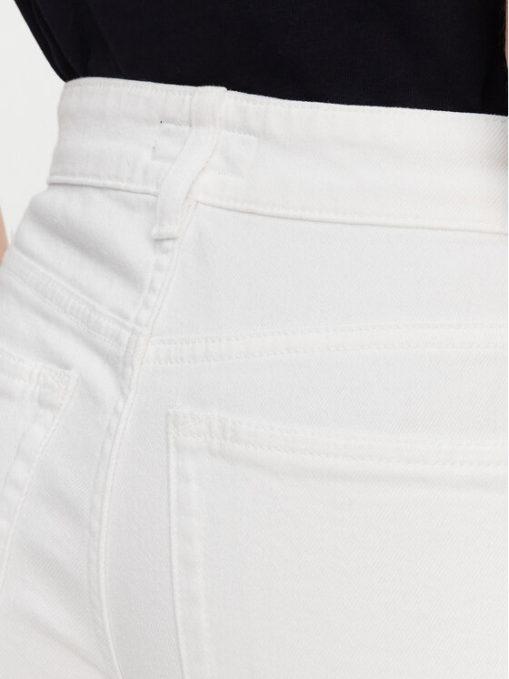 Luisa Spagnoli Luisa Spagnoli Jeans hlače Additivo 541781 Bela Slim Fit